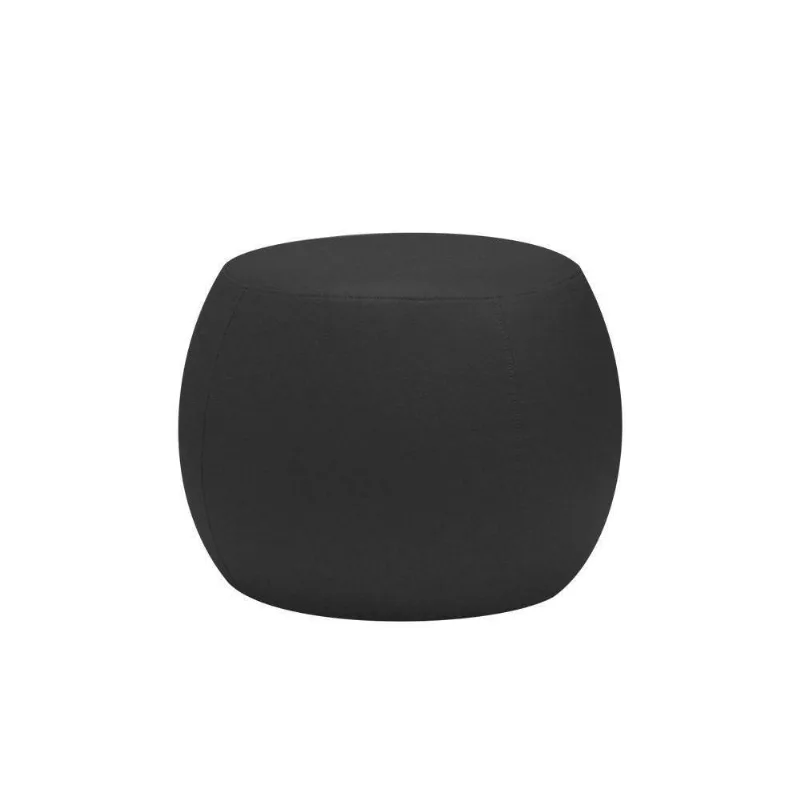 Puff Cleo 55cm Corano Preto Gran Belo