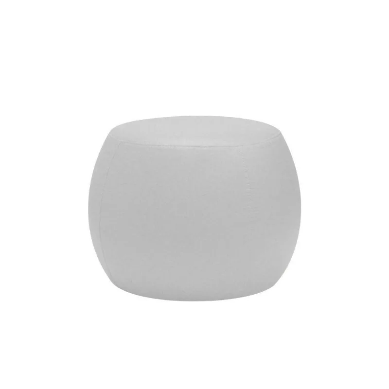 Puff Cleo 55cm Corano Branco - Gran Belo