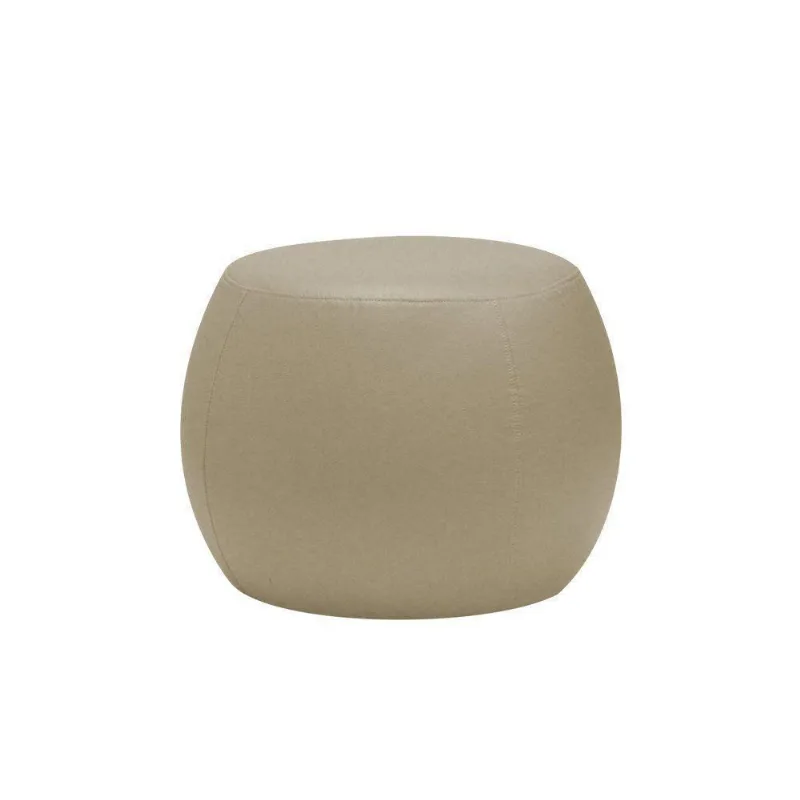 Puff Cleo 55cm Corano Bege Escuro Gran Belo