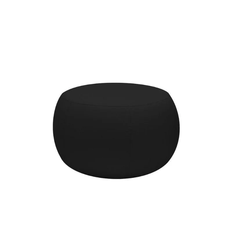 Puff Cleo 70cm Corano Preto Gran Belo