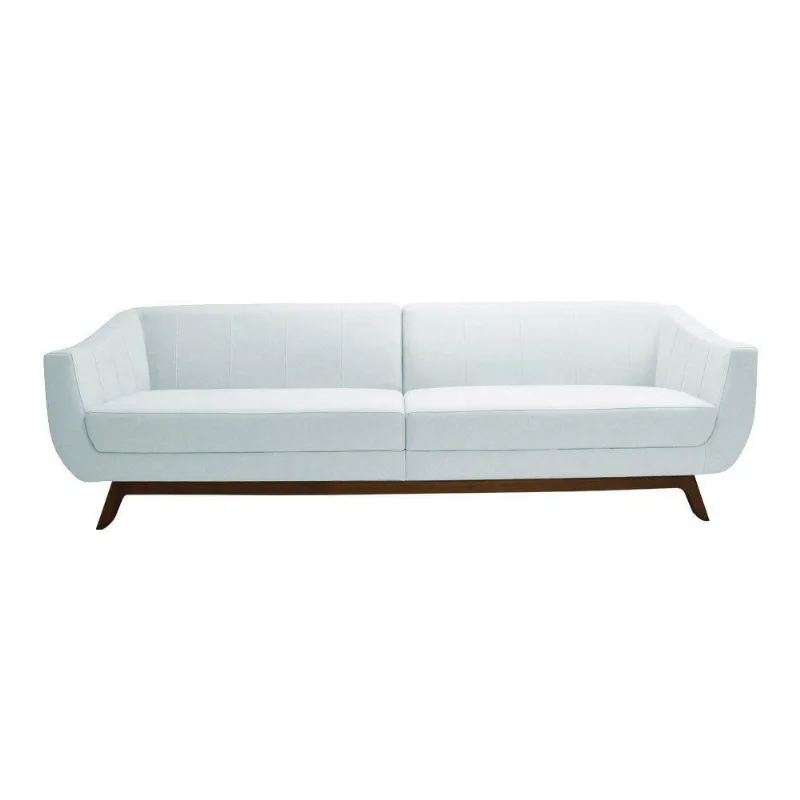 Sofá Boomer 230 cm Corano Branco - Gran Belo