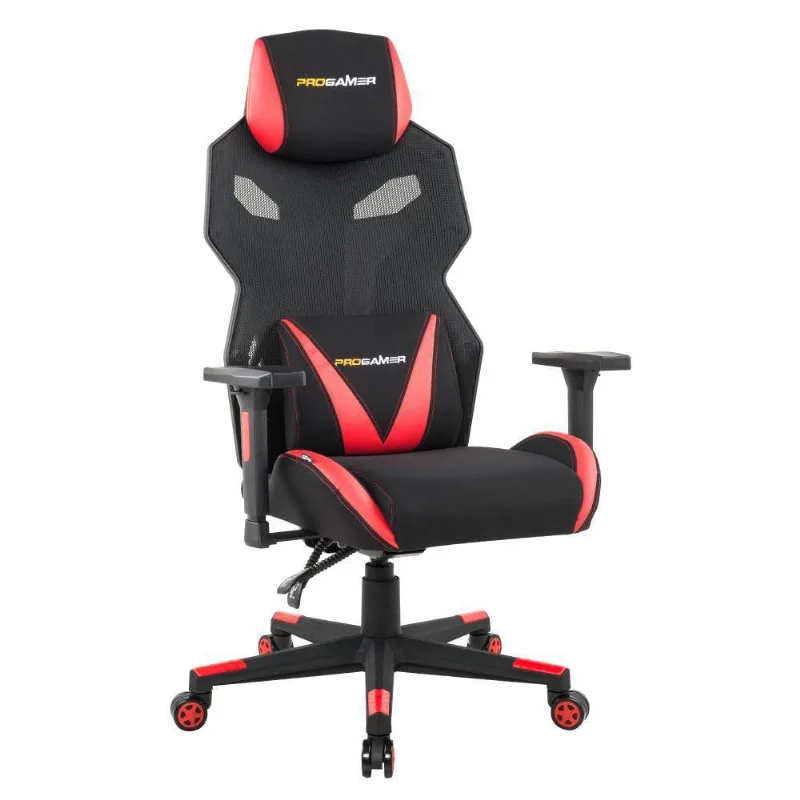 Cadeira Gamer Executiva PRO-X Gaming Reclinável Giratória Preto/Vermelho - Gran Belo - Gran Belo
