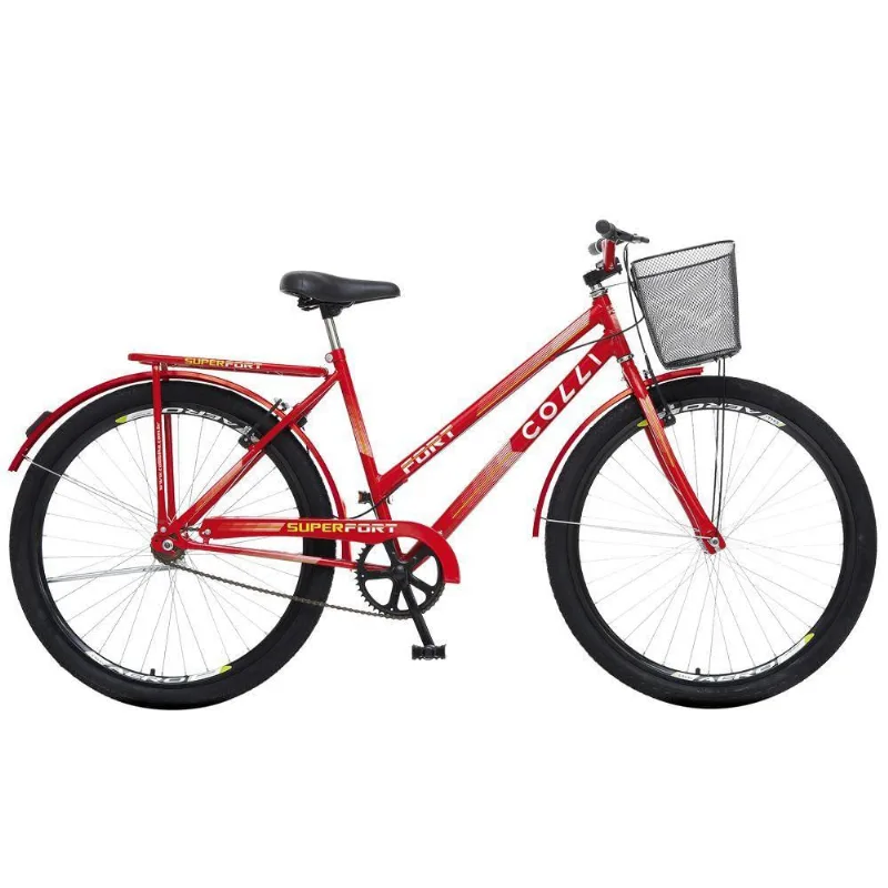 Bicicleta Aro 26 Freio V-brake Fort 19 Vermelho Colli Bike - Gran Belo