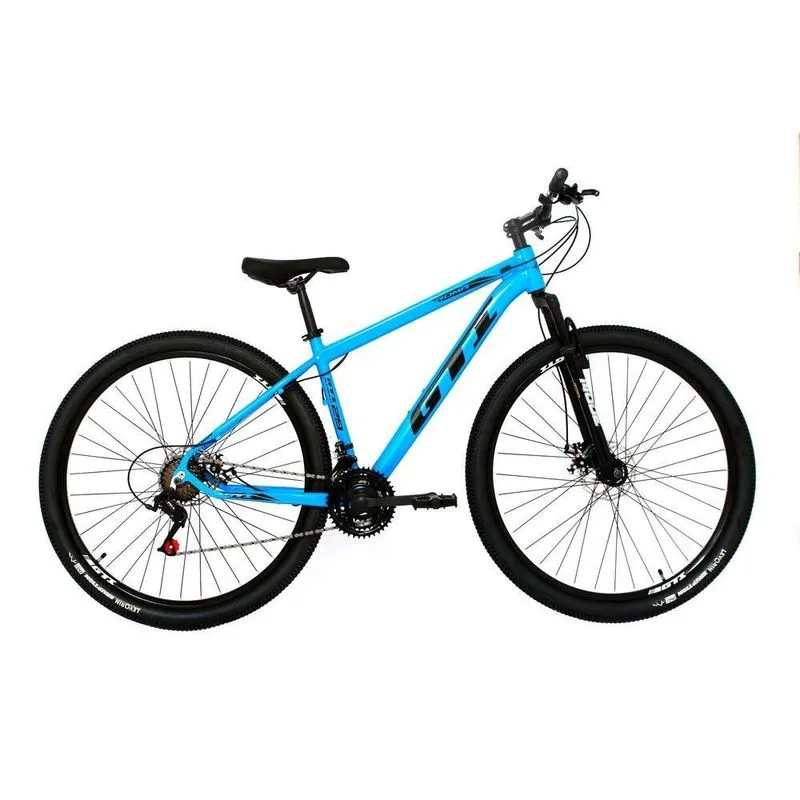 Bicicleta GTI Roma Aro 29 Alumínio 21v para Passeio e MTB Freio a Disco G / AZUL