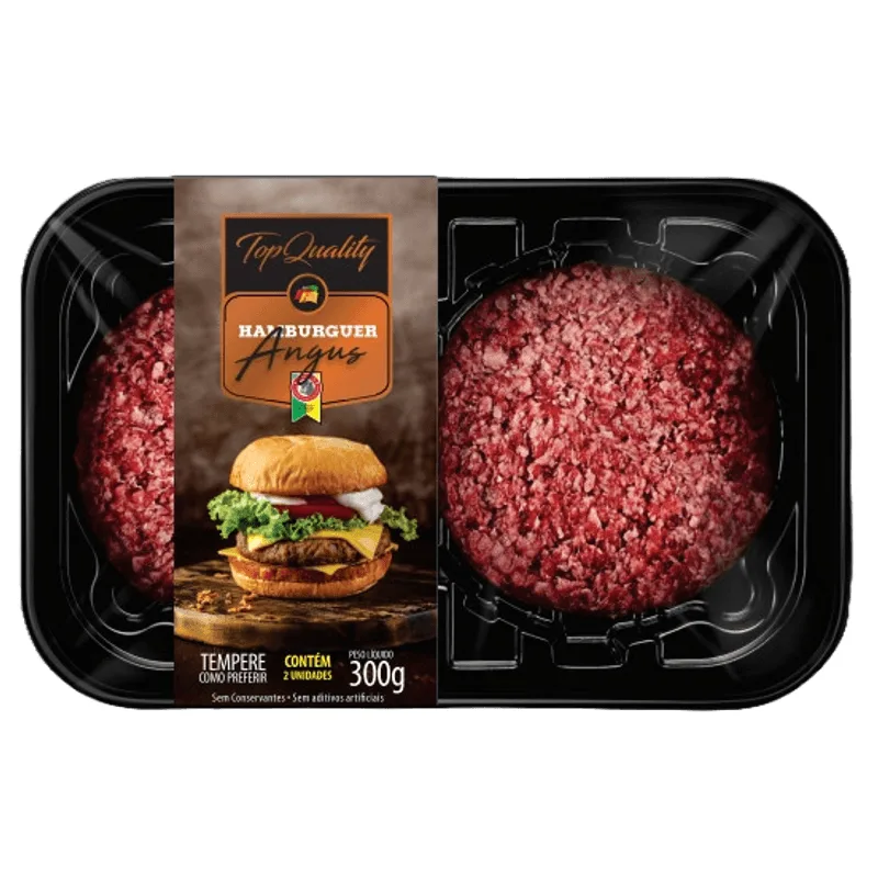 Hamburguer Bovino TOP QUALITY Angus ATM Resfriado 300g