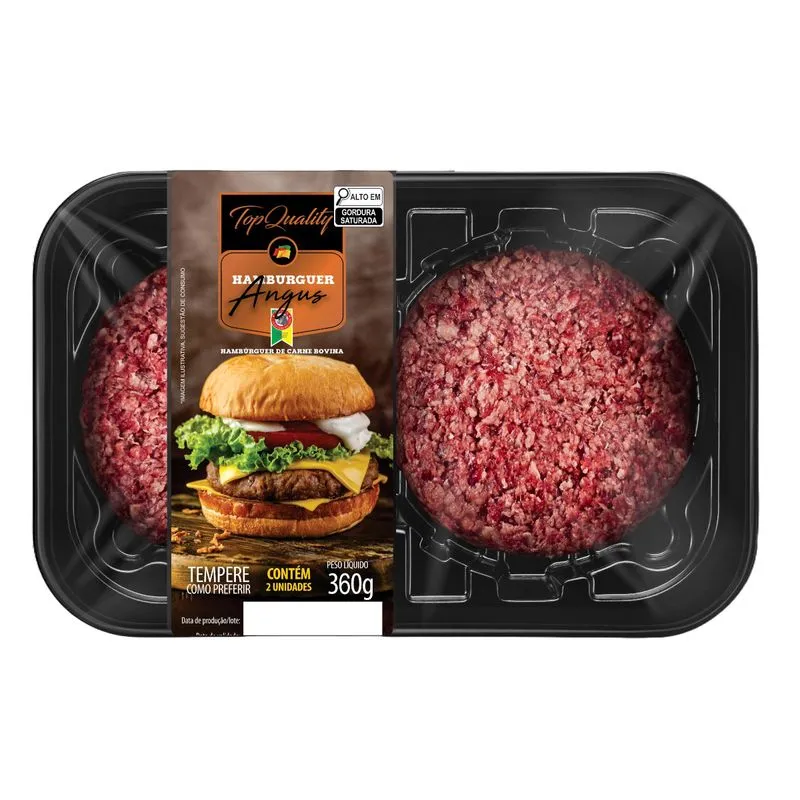 Hamburguer Bovino TOP QUALITY Costela ATM Resfriado 360g