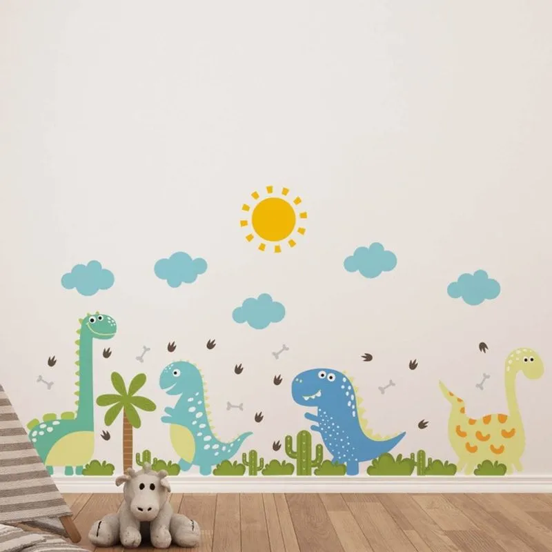 Adesivo de Parede Quarto Menino Dinossauro Baby