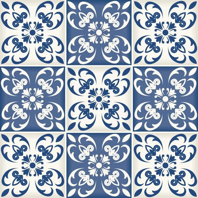 Adesivo de Azulejo para Cozinha Cidade do Porto 20x20 24un