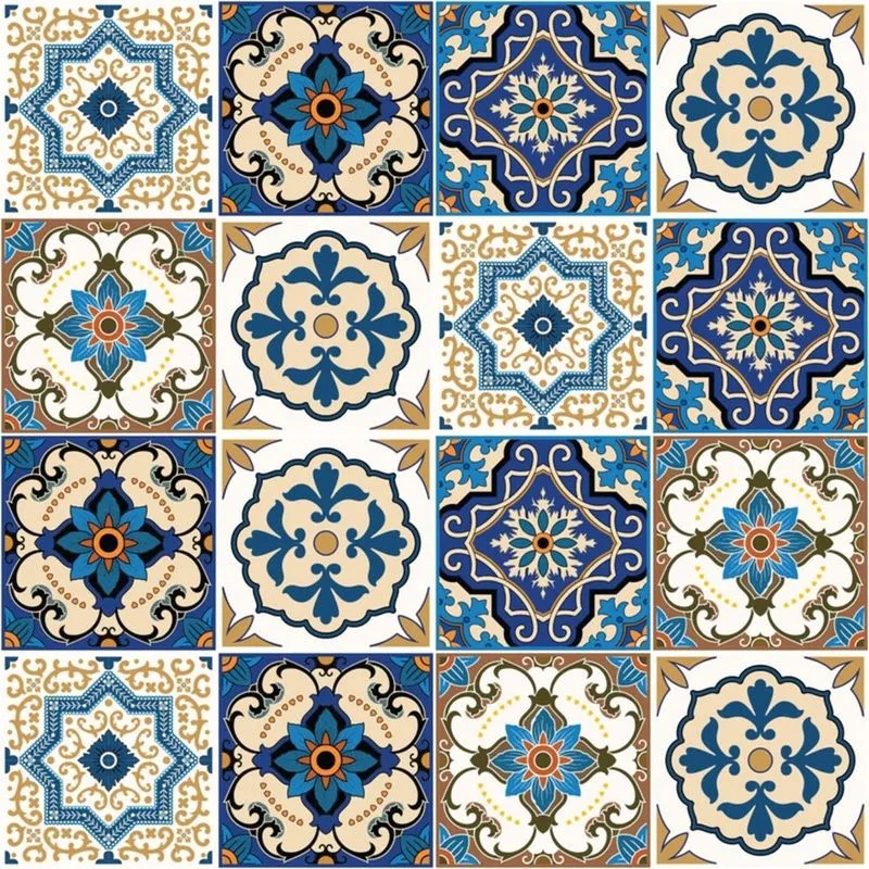 Adesivo de Azulejo Braga 15x15 cm com 18un