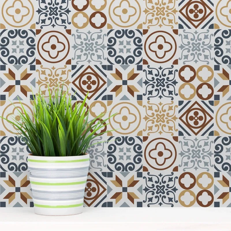 Adesivo de Azulejo Angra 20x20 cm com 12un