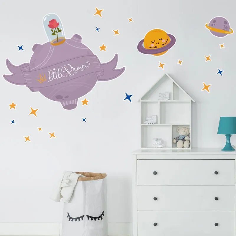 Adesivo de Parede Infantil Pequeno Principe