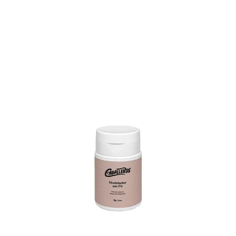 Modelador em pó caballeros efeito matte effect - 5g
