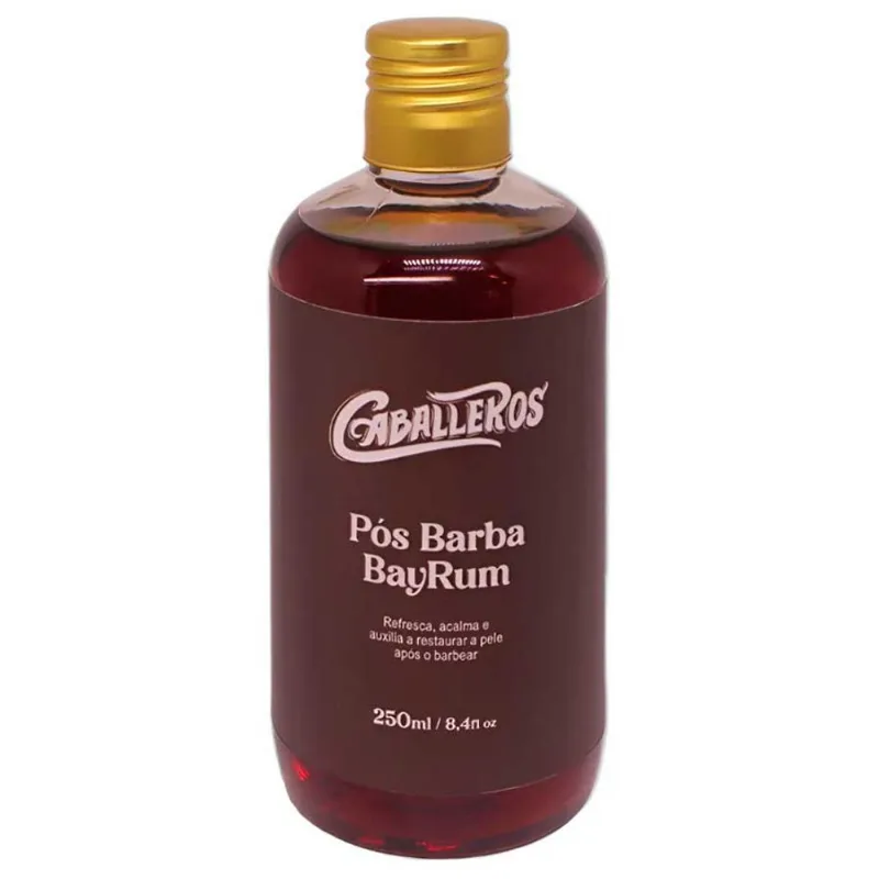 Pós Barba Bay Rum 250ml After Shave Refrescante Caballeros
