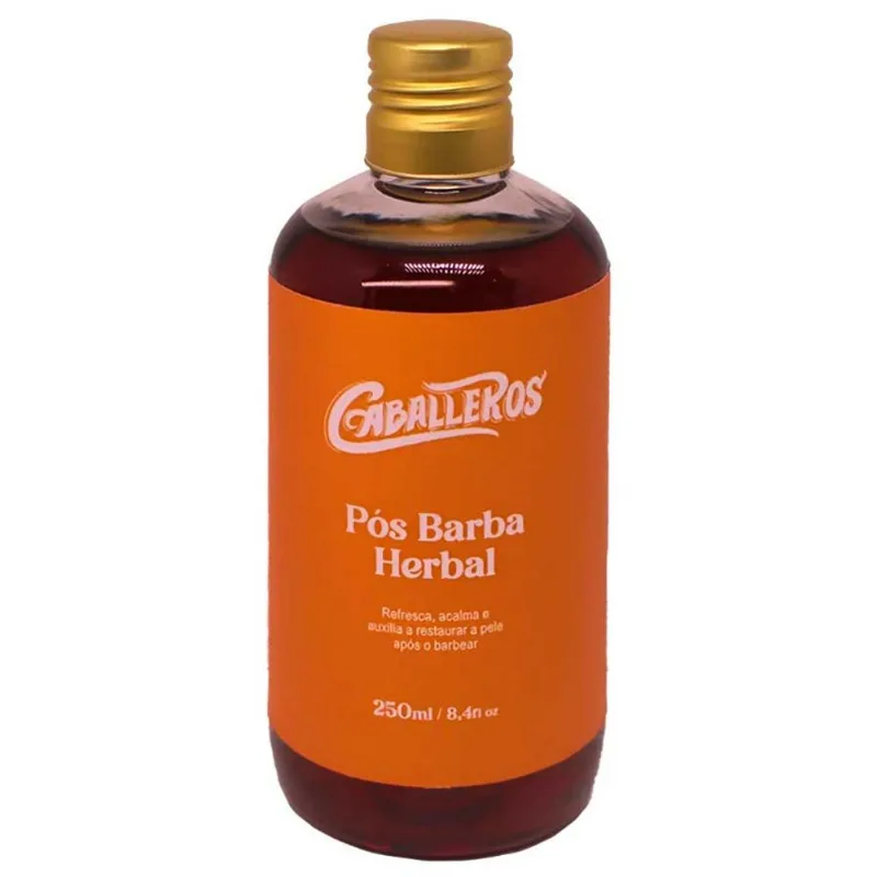 Pós Barba Herbal 250ml After Shave Refrescante Caballeros