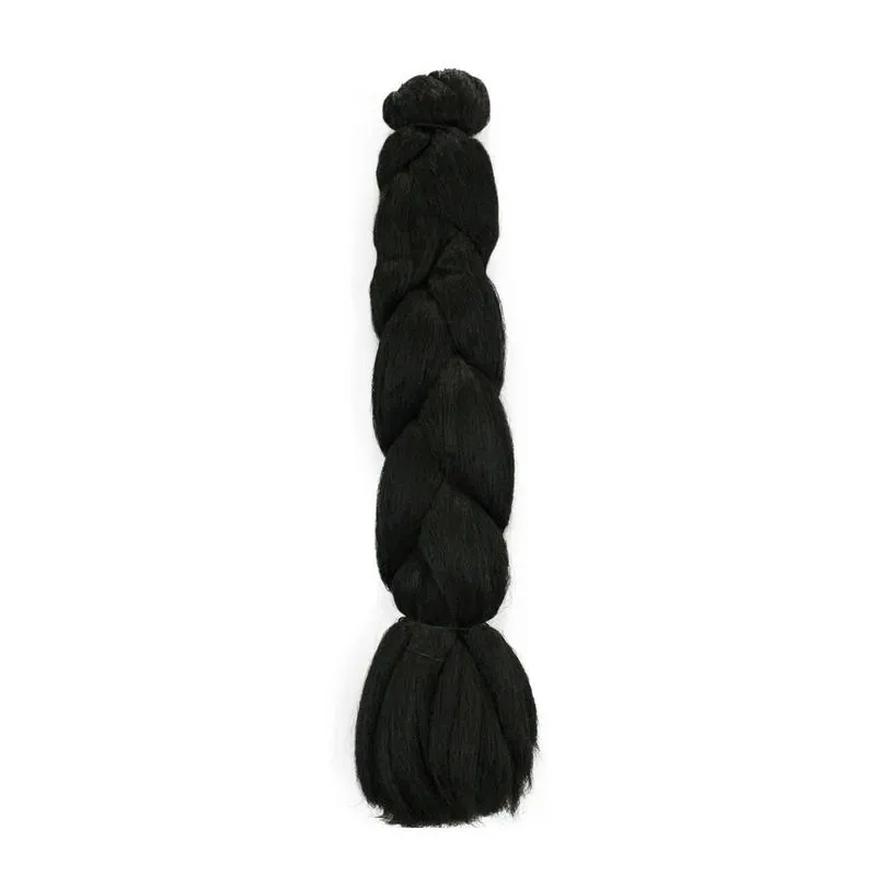 Super Jumbo Box Braid Sintético Tranças Beblack 399g Preto