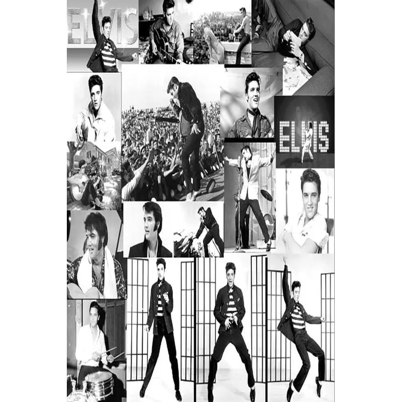 Papel De Parede Auto Adesivo Elvis