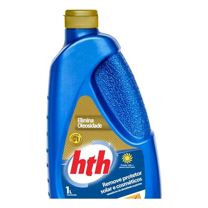 3x Eliminador De Oleosidade Para Piscinas Limpeza Hth 1 Litr