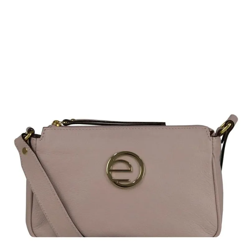 Bolsa Couro Alça Transversal/Tiracolo Rosa