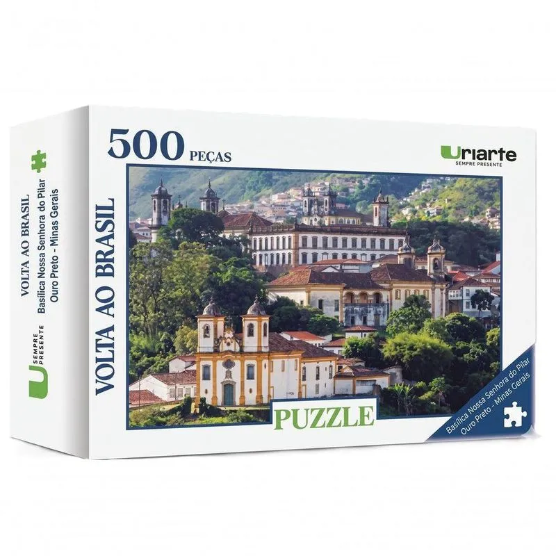 Quebra Cabeça Puzzle 5316 500 Peças Basílica Nossa Senhora Do Pilar Uriarte