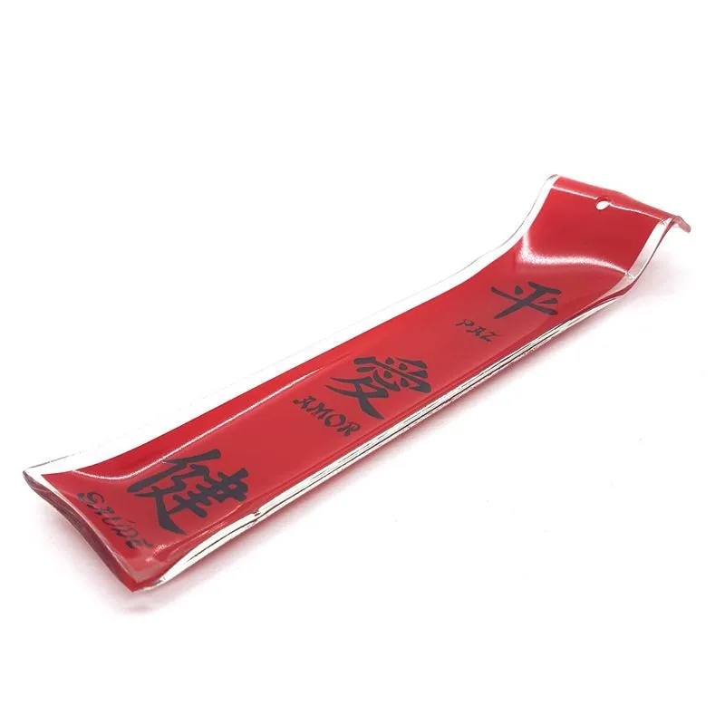 Incensário Vareta Feng Shui Paz Amor e Saúde 5x23cm
