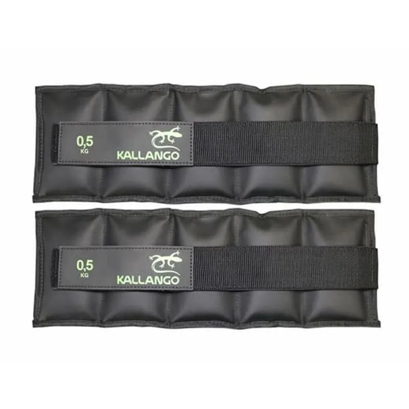 Par De Caneleiras Profissionais Emborrachadas Kallango - 0,5kg
