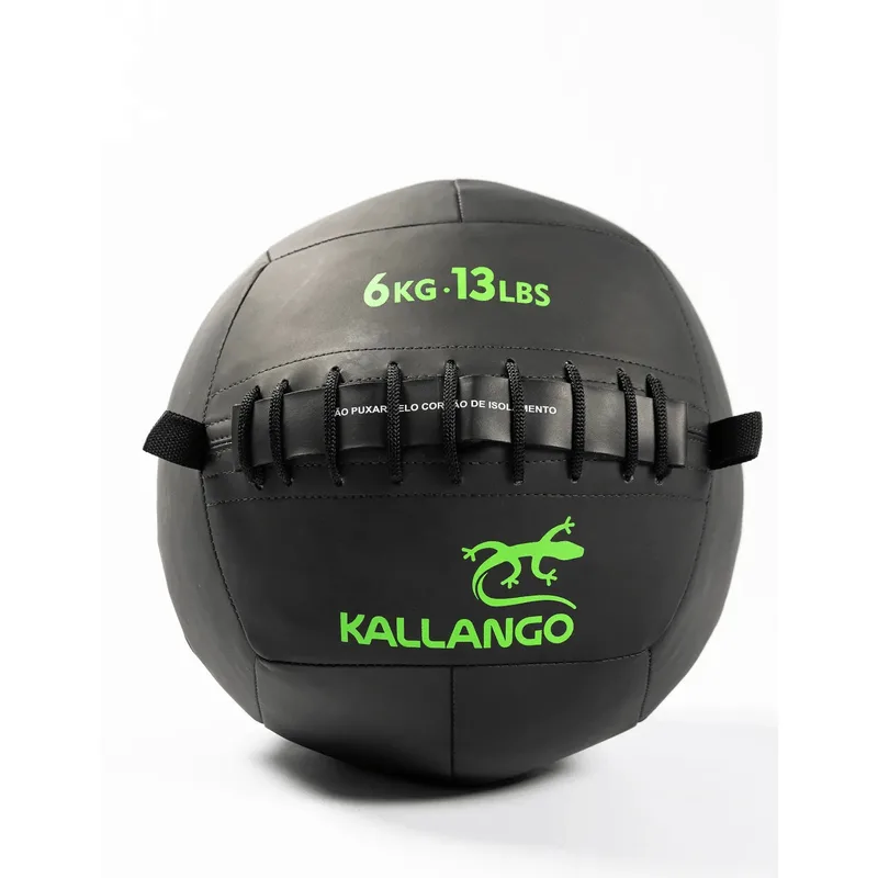 Med Ball Kalango 6kg 13 Libras Bola Medicinal Treino Funcional Academia