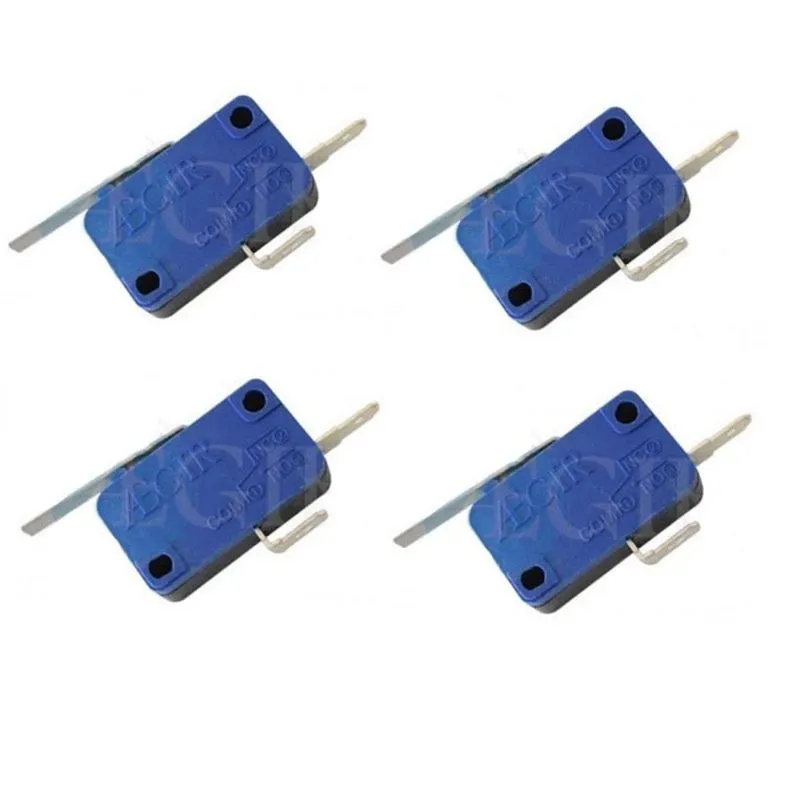Kit Com 4 Micros Switch Aegir Para Comandos 2 Contatos