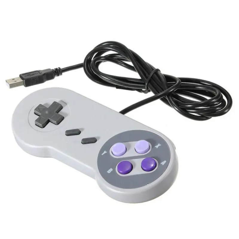 Controle Super Nintendo Usb Pc Snes Joystick - Mafua Info