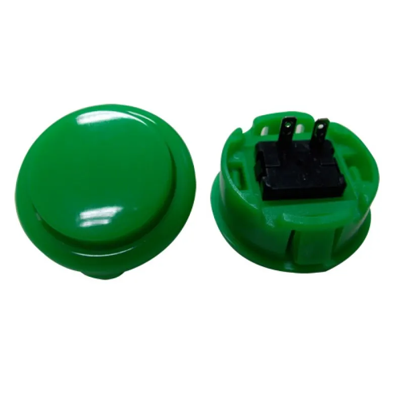 Botão Arcade Fliperama Tipo Sanwa (conector 2.8mm) - Verde