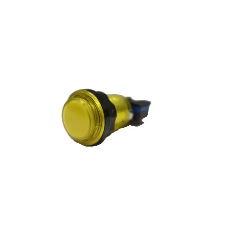 Botão Aegir Com Led Fliperama Arcade Bartop - Amarelo