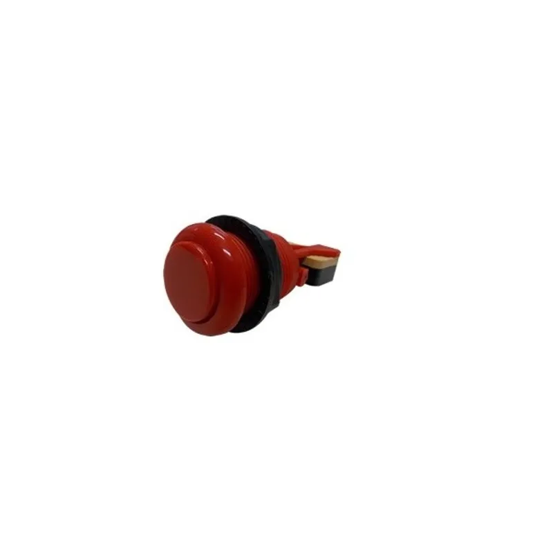 Botão Aegir Arcade De Nylon Com Micro Switch - Vermelho