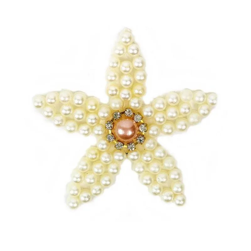 Aplique Flor Com Pérola Strass E Chaton Rose Gg