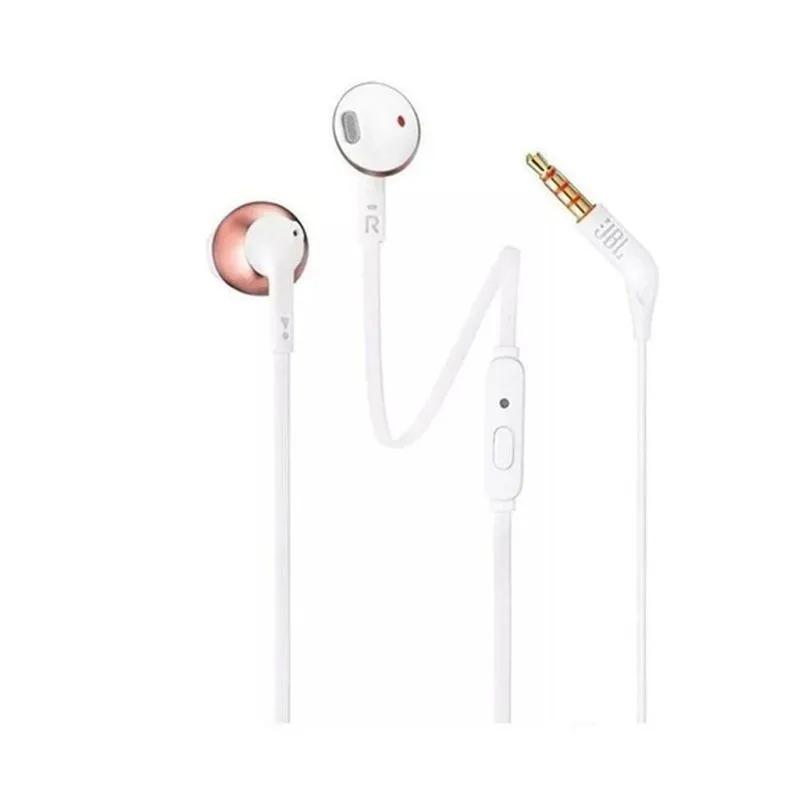 Fone de Ouvido JBL T205 - Rose Gold