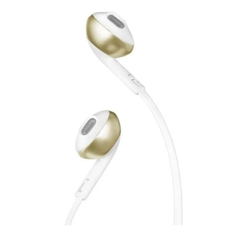 Fone de Ouvido JBL Bluetooth T205 BT Champagne. Fone de Ouvido JBL Bluetooth T205 BT Champagne