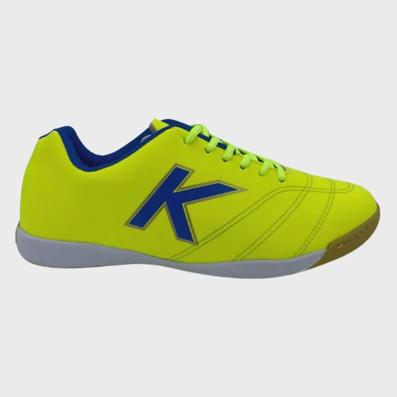 Chuteira Kelme Futsal Sin Rush fs Salão Amarela Azul fs 636