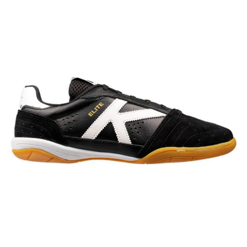 Chuteira Kelme Flamenco Futsal Preto e Branco Confortável 42 44 / Preto