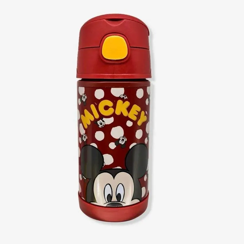 Garrafa Térmica Infantil Click Canudo 300ml Mickey Mouse - Disney