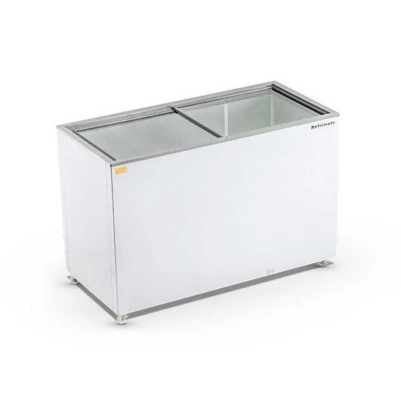 Freezer Horizontal 530 Litros Com 2 Tampas Vidro 220v Fhr530v Refrimate
