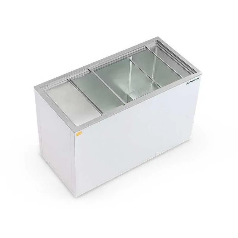 Freezer Horizontal 420 Litros Com 2 Tampas De Vidro 220v Fhr420v - Refrimate