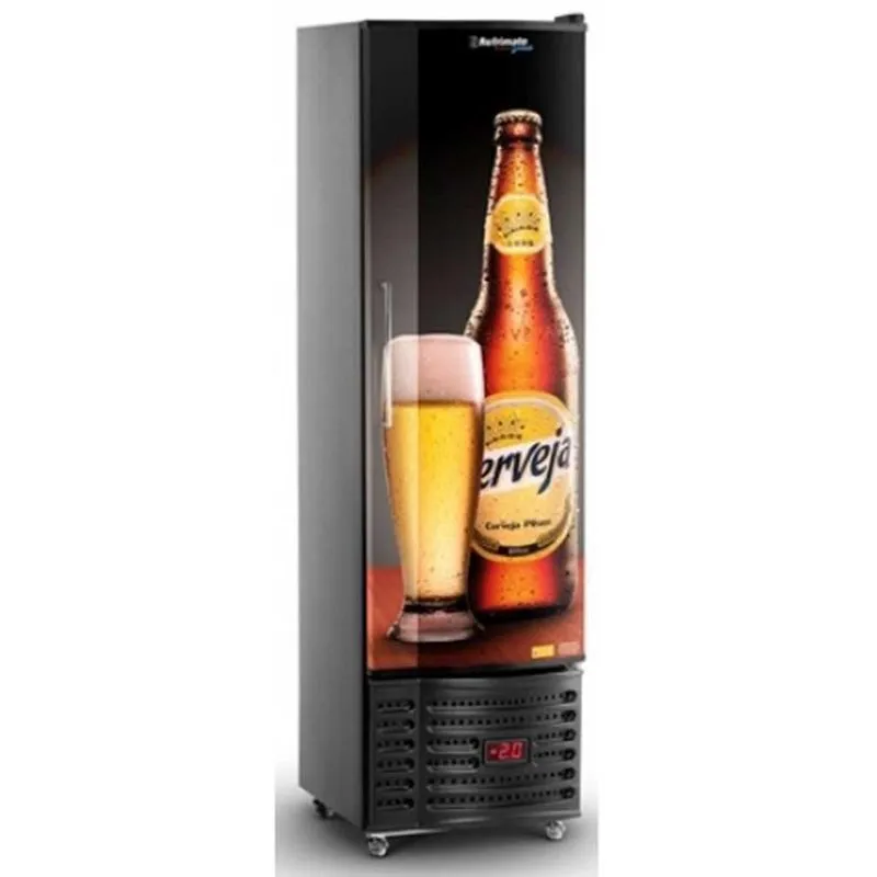 Visa Cooler Cerveja 230 Litros Porta Cega Home Beer Preto/garrafa Vcshb230s 220v - Refrimate