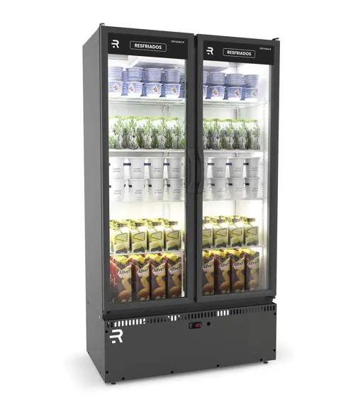 Auto Serviço Vanguard Resfriados 2 Portas Preto 0 a 7ºC ASVR2P PR_BR 220V - Refrimate