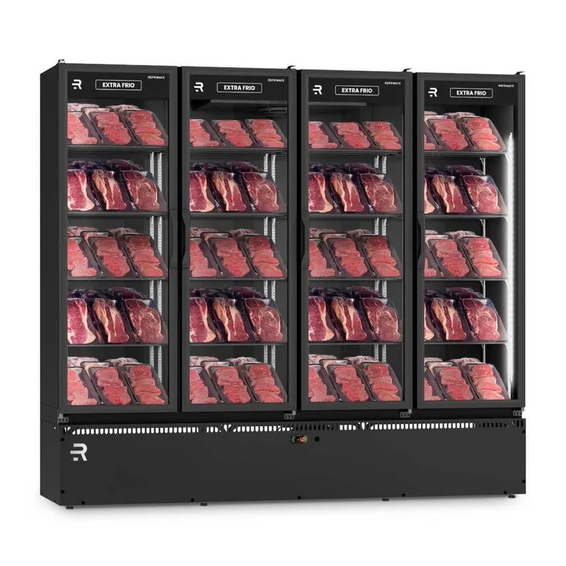 Auto Serviço Vanguard Extra Frio 4 Portas Preto/preto Asvef4p 220v - Refrimate