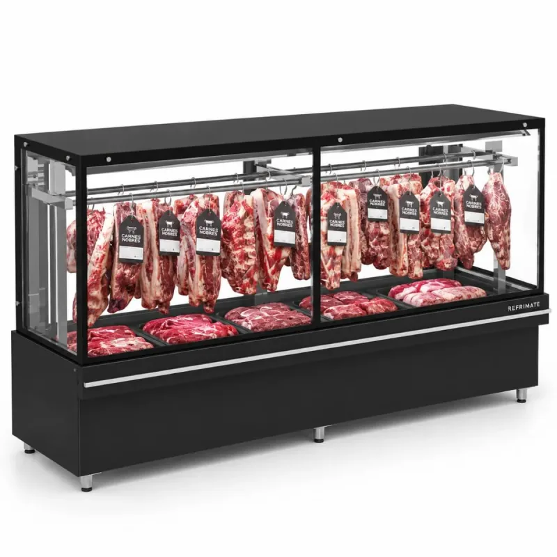 Expositor Açougue Vanguard Top Ar Forçado 1500 PR/G/VA/220V - Refrimate