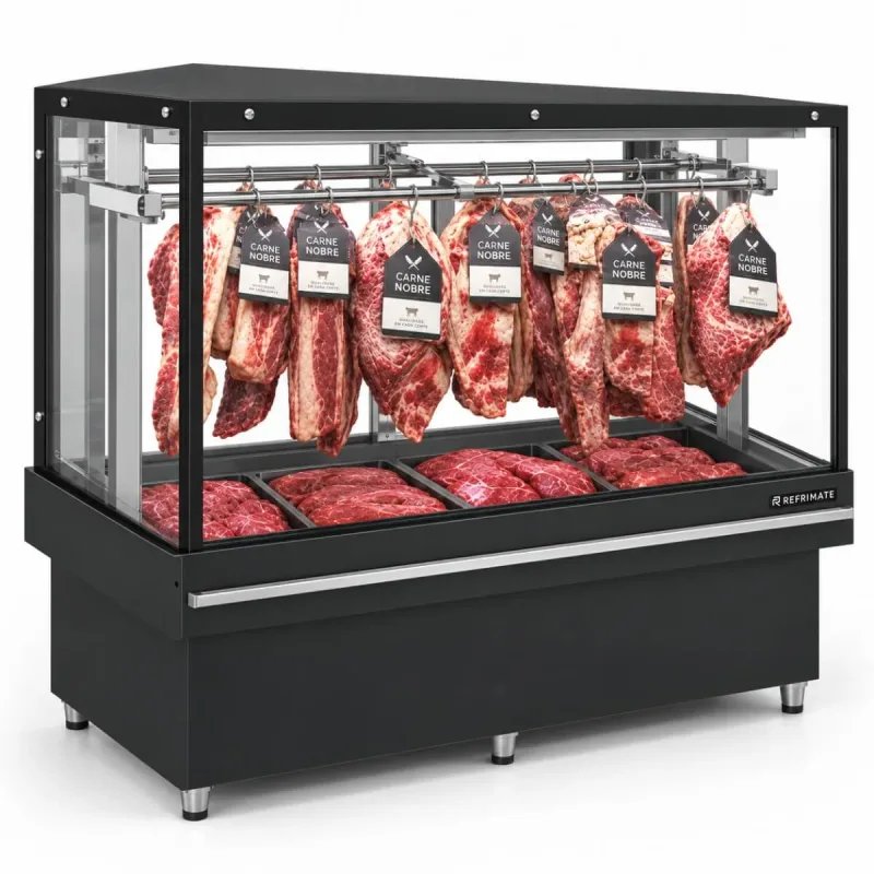 Expositor Açougue Vanguard Top Ar Forçado 2000 PR/G/VA/220V - Refrimate
