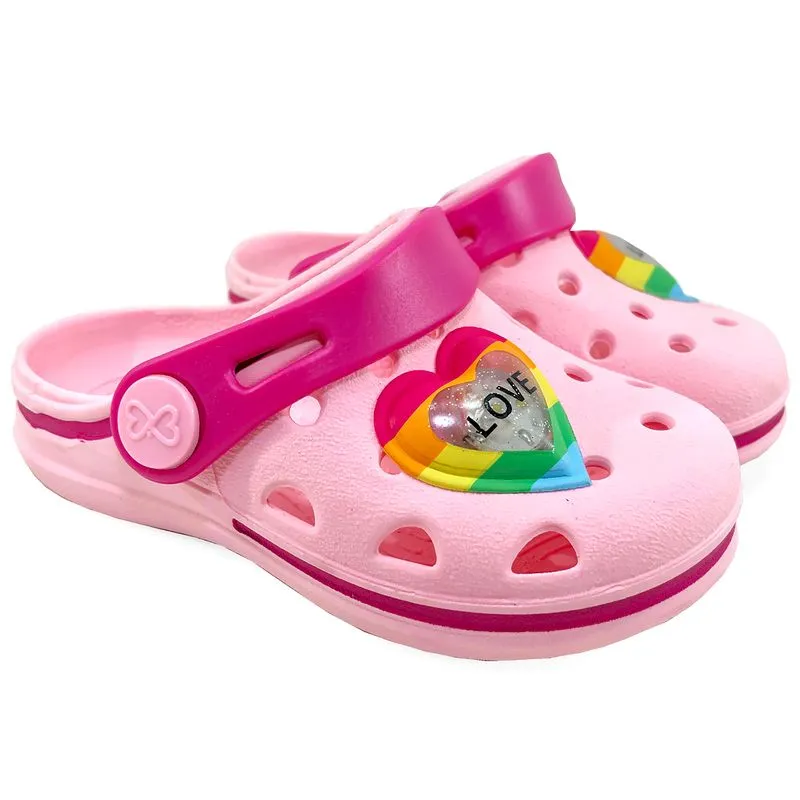 Babuche Infantil LED WorldColors Pop Mini - Rosa Claro - 19/20