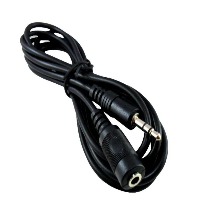 Kit 5 Cabos áudio Extensor P2xj2 Fone Ouvido 1.8m