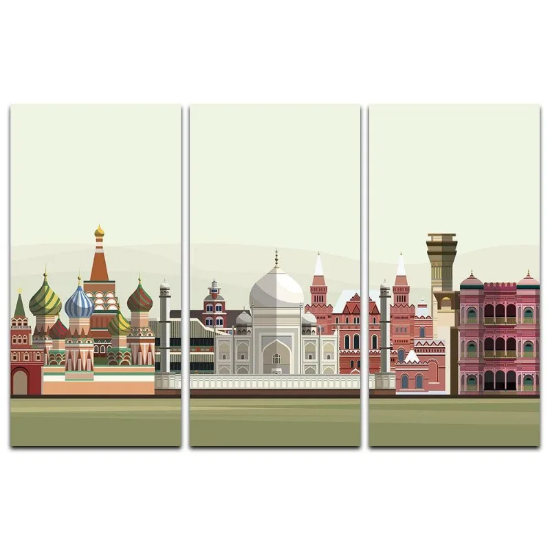 Kit Placas Quadros Decorativos 3 pç 30x60 Marcos Incríveis