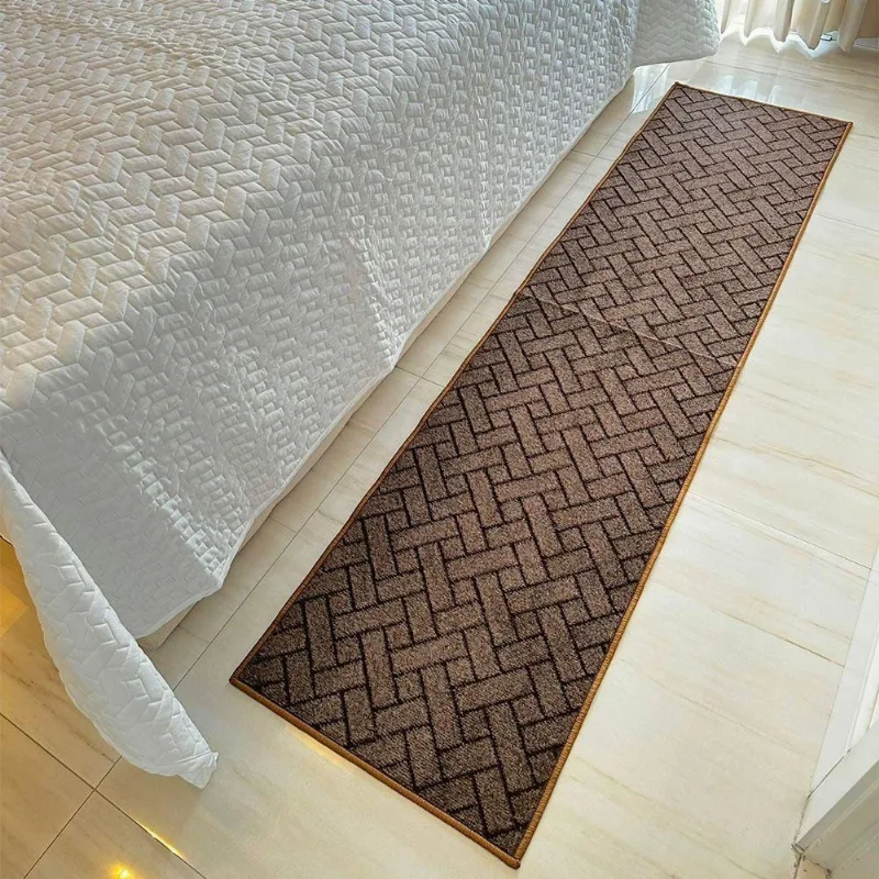 Tapete Passadeira Carpete Trama 0,50 X 3,00 Titulos Marrom