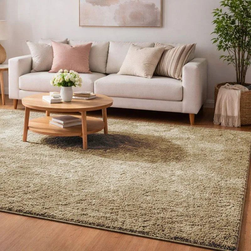 Tapete Milano Soft Trigo Antiderrapante Tamanho:1,00x1,50