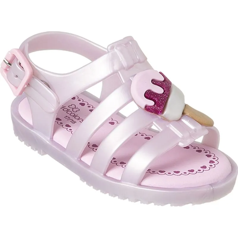 World Colors Sandalia Drops Baby R.082011 (rosa Perolado)